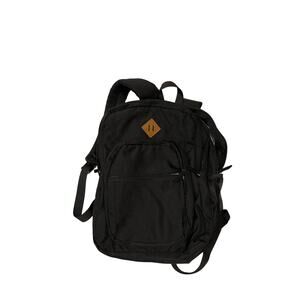 Ashbo Black Daily 3 Section Backpack